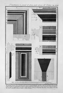 Pantheon, tav. XVIII door Francesco Piranesi